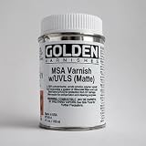 Golden MSA Matte Varnish with UVLS - 16 oz Bottle [並行輸入品]