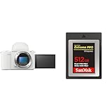 SONY(ソニー) Vlog用カメラ レンズ交換式VLOGCAM APS-C ミラーレス一眼カメラ ZV-E10M2 ボディ(レンズなし) ウィンドスクリーン付属 ホワイト ZV-E10M2 WQ + 【 サンディスク 正規品 】 CFexpress Type B 512GB 最大読取り速度 1700MB/秒 SanDisk Extreme PRO SDCFE-512G-GH4NN