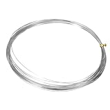 uxcell 26ゲージ0.4mmステンレスワイヤー10m/33 ftソフトクラフト彫刻芸術ワイヤーターニッシュ耐性ジュ エリーワイヤー ジュ エリーメイキングビーディングDIYクラフト用品 シルバー