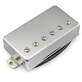 Musiclily Pro LP-CMHA アルニコ5 カバード ハムバッカー ブリッジピックアップ 16K LPエレキギター用 クローム