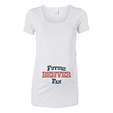 Future Denverファン女性のマタニティTシャツ US サイズ: M カラー: ホワイト