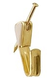 OOK 50607 ReadyNail Conventional Brass Picture Hook Tidy Tin Supports Up to 20 Pounds, 30 Units Set 