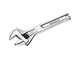 GEDORE 2668890 Adjustable Wrench, 12' Width, Open End, Chrome-Plated [並行輸入品]