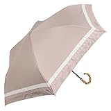 日傘 折りたたみ傘 UVカット 100 遮光 軽量 260g 晴雨兼用 遮熱 紫外線対策 アイスグレージュ/Wグログラン