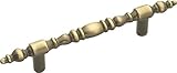 Hickory Hardware P127-AB 3-Inch Cavalier Cabinet Pull, Antique Brass [並行輸入品]