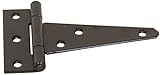 Mintcraft hth-b10-c23l Extra Heavy duty-hinge withブッシュ、10-inch、ブラック