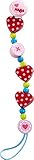 HABA Wooden Pacifier Chain Heart to Heart (Made in Germany) [並行輸入品]