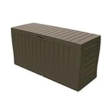 Keter Marvel Plus全天候インドア/アウトドアブラウンストレージベンチ( 45.90 " L x 15.60 " W x 22.40 " H )