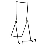 High Quality 6AC 3-Wire Display Stand with Deep Edge, Black, 4-Pack