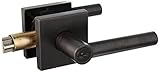 クイックセット156 milsqt-s Milan Single円柱KeyedエントリドアレバーSet with Square、 none 156MILSQT-11PS 1