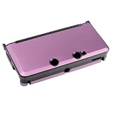 OSTENT ケース 耐衝撃 ハード アルミ メタル ボックス カバー スシェル Nintendo 3DS コンソールに対応 (Green) (Rose Red)