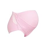 Hzjundasi New マタニティ 妊娠 ニッカーズ 調節可能な Cotton High Waist Support 下着
