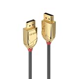 LINDY GOLD LINE DisplayPort 1.4 ケーブル オス/オス、1m(型番:36291)
