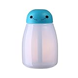 環境にやさしい加湿器、Baymax USBポータブルミニ超音波加湿器マルチ使用for Beautyオフィスデスクデスクトップ旅行車寝室水ボトル7色変更ナイトライト ブルー Small-C