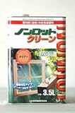 木が香る木材保護含浸塗料　屋内用（油性）　ノンロットクリーン　Ｃ-ＯＶ　オリーブ　３．５Ｌ