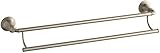 KOHLER K-10553-BV Devonshire 24-Inch Double Towel Bar, Vibrant Brushed Bronze [並行輸入品]