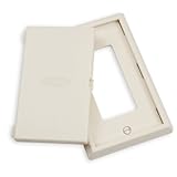 LectraLock - Baby Safety Electrical Outlet Cover - GFCI Style (2-screw type) - Flat Cover by LectraL