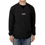 [CAMPFREE] ピステ ドライ 速乾 即乾 Vネック スポーツ スポーツウェア ナイロン メンズ レディース トップス トレーニングウェア 長袖 A.ブラック サイズ 3L