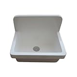 洗面ボウル 人工大理石 壁掛けタイプ ホワイト 幅40cm INK-0413030H