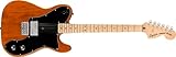 Squier by Fender スクワイヤー エレキギター Paranormal Esquire® Deluxe, Maple Fingerboard, Black Pickguard, Mocha ソフトケース付き