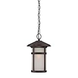 Acclaim 39106ABZ Phoenix Collection 1-Light Outdoor Light Fixture Hanging Lantern, Architectural Bro