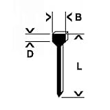 BOSCH(ボッシュ) タッカー用ネイル NL14-018