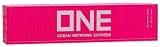 朗堂 Nゲージ 40fドライコンテナ ハイキューブ (背高)タイプ ONE (マゼンダ) 2個入 鉄道模型用品 MC-4103
