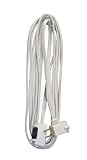 Coleman Cable 09345 16/2 SPT-2 Remote Control Extension Cord with Power Switch, 15-Foot, White by Co
