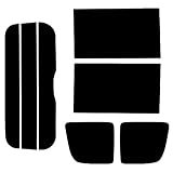 ハードコートフィルム (ノーマルタイプ) NV100クリッパーバン用 ※ハイルーフ仕様※ (DR17V) カット済みカーフィルム リアセット スモークフィルム 車検対応/スーパーブラック (5%)