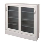 カウンター下収納 ガラス引戸 幅89.5cm 高さ85.5cm NO-0034