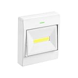 ポータブルナイトライト、電池式、1 COB LEDパネルコードレススイッチライト 1 Pack YZWLSSWL-2W90