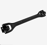 360度 回転 多機能 可変 レンチ 8サイズ 8-21mm 10-22mm 12-19mm 修理 DIY 万能 工具 (ブラック 10-22mm)