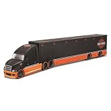 Maisto（マイスト） 1/64 トレーラートラック ハーレーダヴィッドソン カスタム ／ ミニカー ダイキャストカー 完成品 (11516(BLACK/ORANGE))