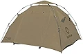 クイックキャンプ QUICKCAMP 2021年旧仕様品 ダブルウォール ワンタッチテント 3人用 インナーテント付き タン QC-DT220_21 TN