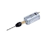 DC 5-12V 1Aミニモーターハンドドリル電動ドリル0.3-3.2 mmキーレスドリルチャックツイストドリルビット PCBウッドツール用