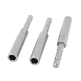 uxcell　六角ナットドライバ　スクリュードライバー　電動ドリル　80mm x 7mm　3個