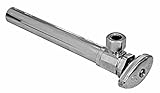 Everflow Supplies 73212pr-nlプレミアム鉛フリー1 / 2インチ汗X 3 / 8インチ圧縮マルチTurn角度停止バルブwith 5インチ拡張子チューブ