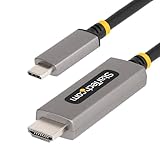 StarTech.com USB-C - HDMI 2.1変換ケーブル／3m／8K60Hz 4K144Hz／DP 1.4 Altモード／HDR10／HDCP 2.3／7.1ch／USB4 Thunderbolt 3/4互換／映像出力用Type-C アダプター／タイプC モニター ディスプレイ コンバーター 136B-USBC-HDMI213M