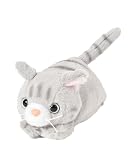 Bleu Bleuet ブルーブルーエ 寝そべり ぽちゃ ねこ ぬいぐるみ (サバトラ)