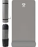 グロング ヨガマット 厚め 10mm トレーニングマット ストレッチマット 筋トレ マット 180cm×60cm グレー