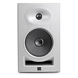 Kali Audio LP-6W V2 6.5インチ プロジェクト ローンパインパワースタジオモニター - 音楽制作用低ノイズバイアンププロフェッショナルスタジオスピーカー - 80W、最大115dB SPL - TRS、RCA、XLR入力 - シングル、ホワイト