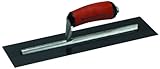 MARSHALLTOWN The Premier Line MXS815BD 18-Inch by 5-Inch Blue Steel Finishing Trowel with Curved Dur