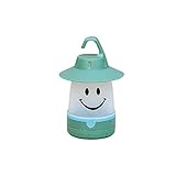 Hush & Vane スマイル LED ランタン ライト LEDライト 笑顔 ニコニコ 室内 ブックライト (ミント)