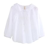 ベビー服　女の子　ベビー　ブラウス　70　80　85　90　100　長袖　秋　綿100　トップス　キッズ　子供　シャツ　白/ホワイト　ピンク　2色　シンプル　幼稚園　通園　保育園　かわいい　幼児　カジ