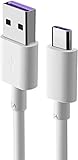 100CM Type C USB 充電ケーブル 5A 超急速充電 Huawei SuperCharge対応 Type-C機器対応 TPE素材 ケーブル Type C to Type A タイプ充電 type-c 高速データ転送 ケーブル USB Type C ケーブル huawei ケーブル Huawei OPPO 専用