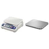 A&D 取引証明用 デジタルはかり SJ-5000 (検定付、使用地区制限なし) + ステンレス皿 セット