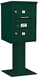 Salsbury Industries 3406s-02grn 4 C Pedestalメールボックス、グリーン