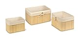 Badger Basket Claremont Three Basket Set Natural [並行輸入品]