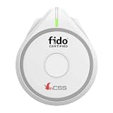 VinCSS FIDO2 指紋認証 FIDOセキュリティキー USB-Type C,NFC,Bluetooth FIDO2/U2F/多要素認証/二要素認証(白)
