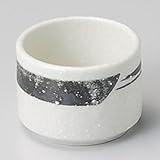 山下工芸 (Yamasita craft) 雪粉引錆刷毛目切立珍味 121-37-276